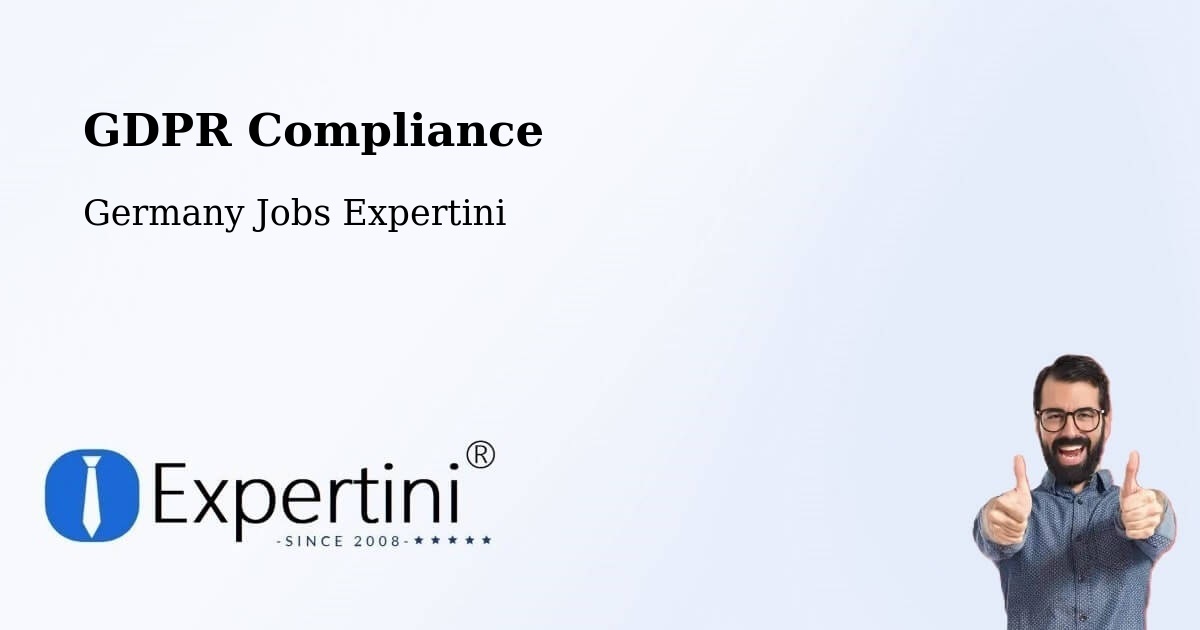 EU GDPR Compliance Statement – Langenburg - Germany Jobs Expertini