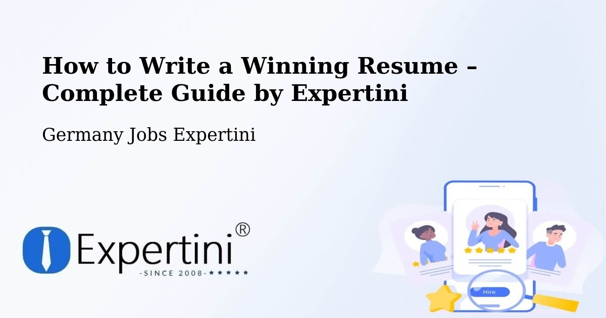 Resume Writing Guide for Job Seekers – Langenburg - Langenburg, Germany Jobs Expertini